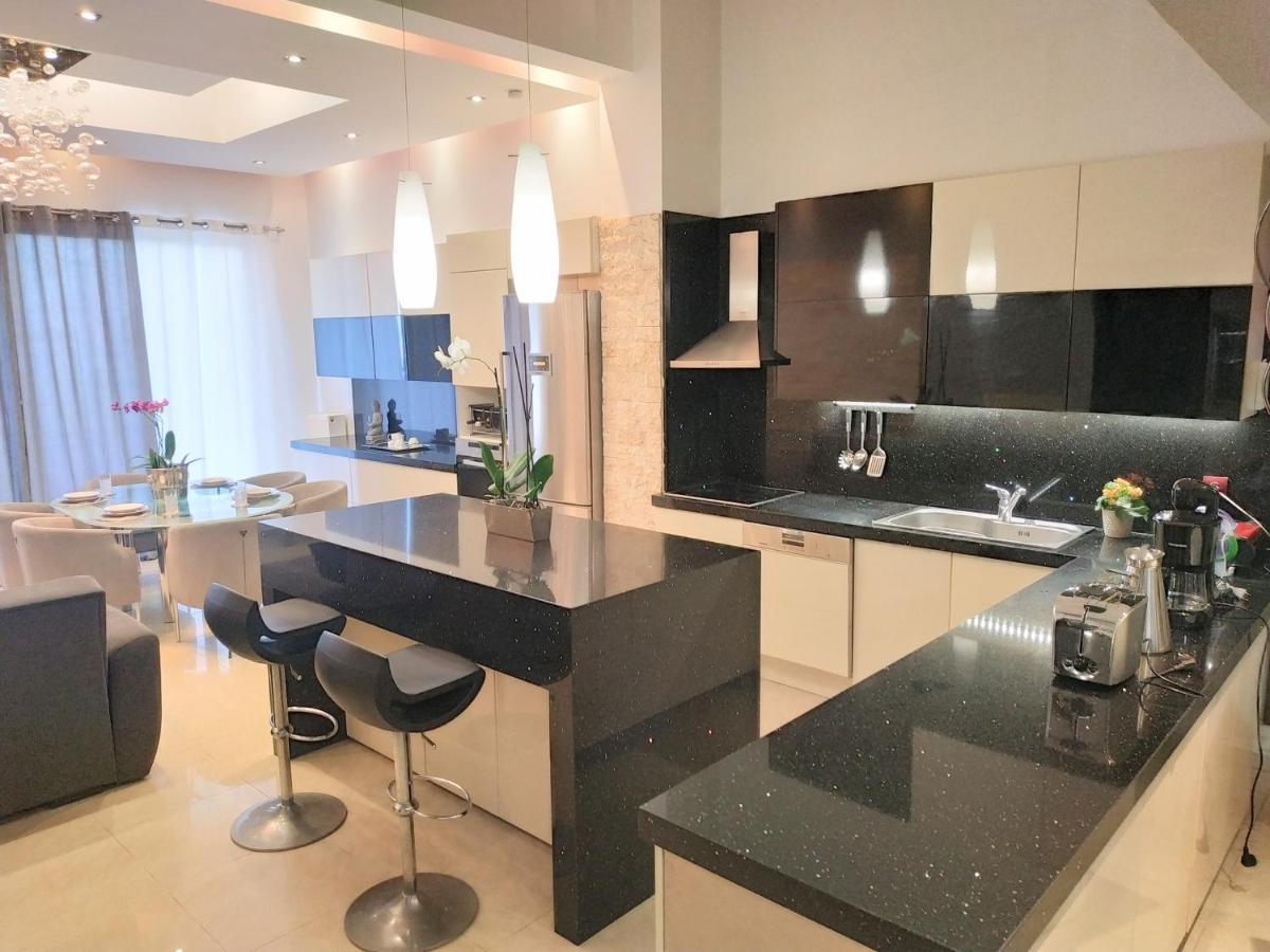 Luxury Apartment With Sea View Near Kallithea Koskinou  Esterno foto