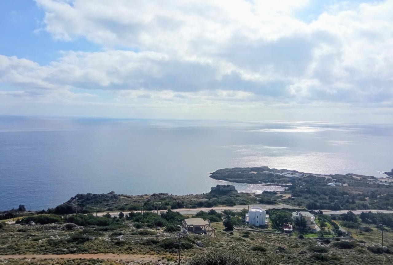 Luxury Apartment With Sea View Near Kallithea Koskinou  Esterno foto