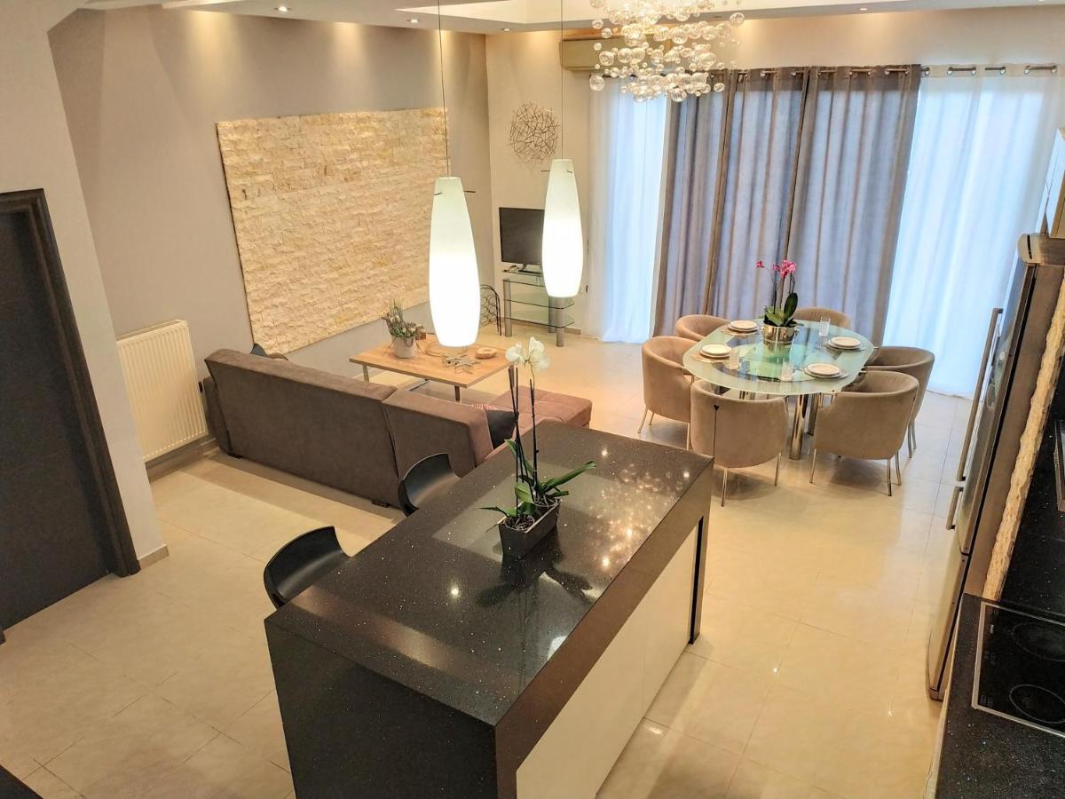 Luxury Apartment With Sea View Near Kallithea Koskinou  Esterno foto
